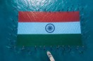 Andaman Largest Underwater National Flag Guinness Record