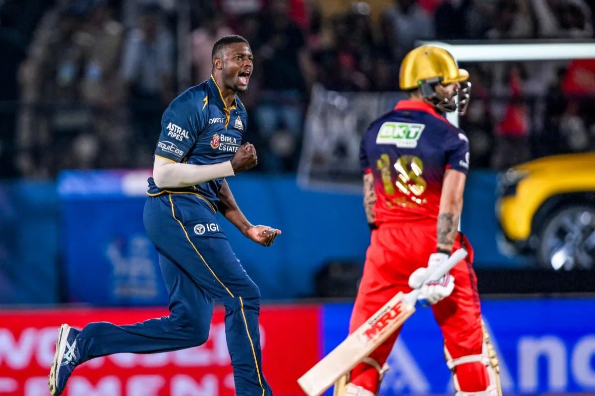 Jason Holder and Virat Kohli IPL 2026 RCB vs GT