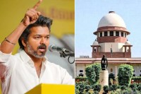 TVK Chief Thalapathy Vijay and Supreme Court.