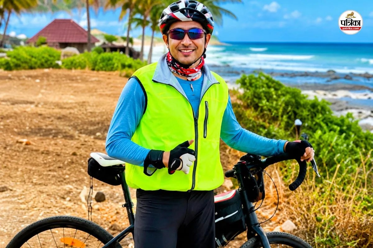 Rajasthan Tapesh Chaubisa exploring world by cycling motivational story