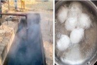 Chhattisgarh Unique place, Hot water source in Tatapani