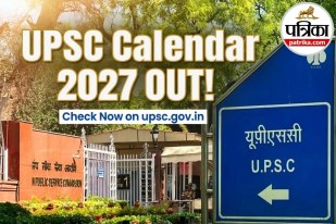 UPSC Calendar 2027 Out