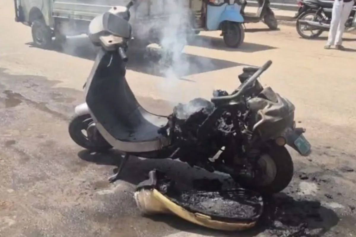 Electric Scooter Fire
