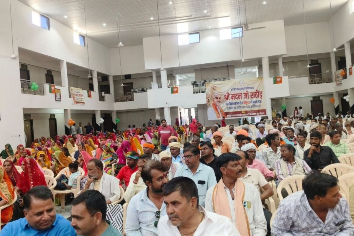 Rajasthan Congress Gogunda Saira Sarpanch Join BJP
