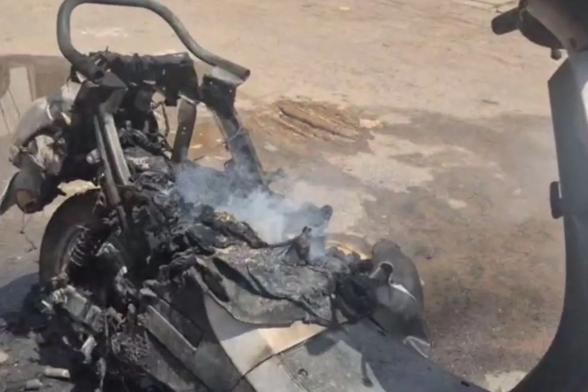 Electric Scooter Fire