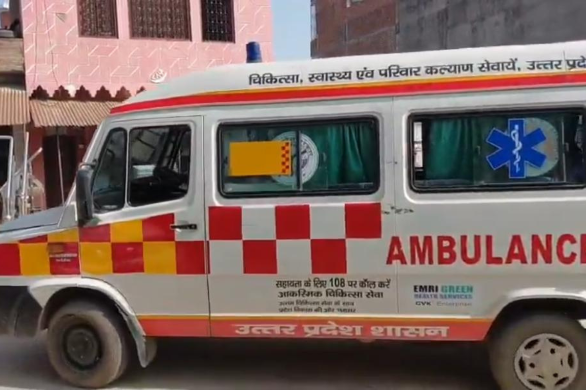 औरैया में दर्दनाक हादसा, फोटो सोर्स- पत्रिका