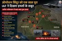 IAF ने दिखाए हमलों के सबूत