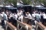 Lawyers beat youth video viral district court premises mp news