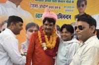 BJP Kisan Morcha convoy