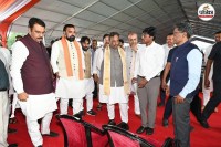 cm samrat chaudhary checking preparation at gandhi maidan for bihar cabinet expansion