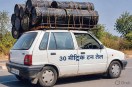 30 metric tons of flour and oil were loaded into an 800 kilogram car In MP