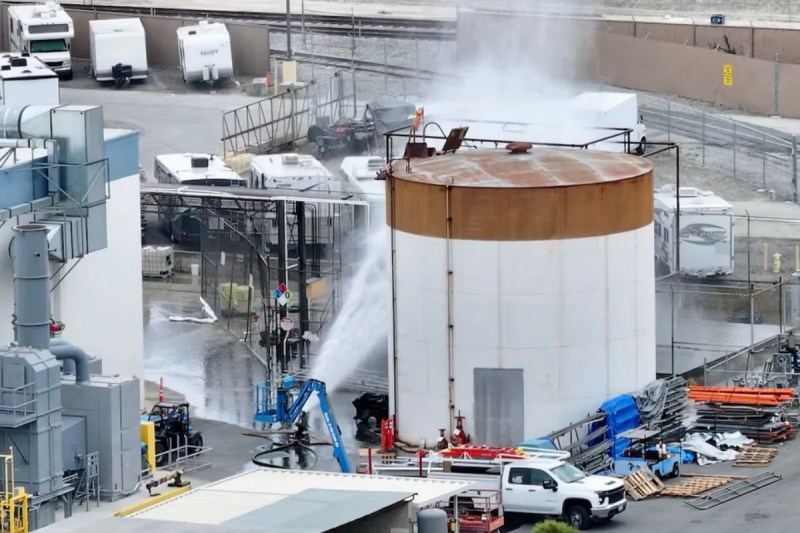 Chemical leak in California