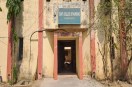 The dilapidated government nursing college located in the hospital premises.