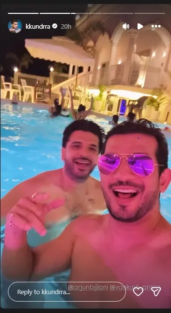 Karan Kundrra-Tejasswi Prakash Pool Video