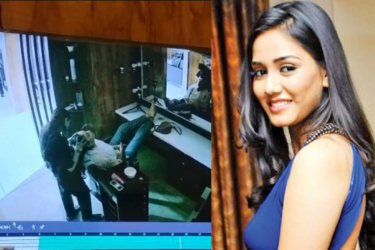 Twisha Sharma Case new CCTV video viral beauty parlor MP News