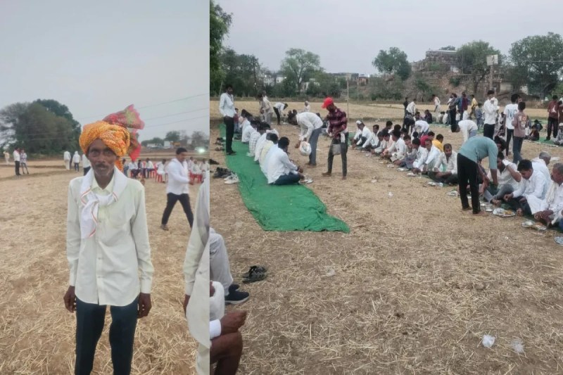 Elderly man organized a funeral feast while still alive MP News