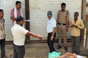 Fake Coriander Powder Factory busted by joint team of Food Safety Department rajgarh police