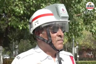 ghaziabad traffic police ac helmet price working
