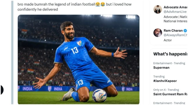 Ram Charan apology Jasprit Bumrah