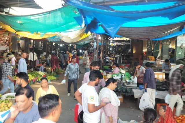 in market cloth on roof to save from heat.jpg