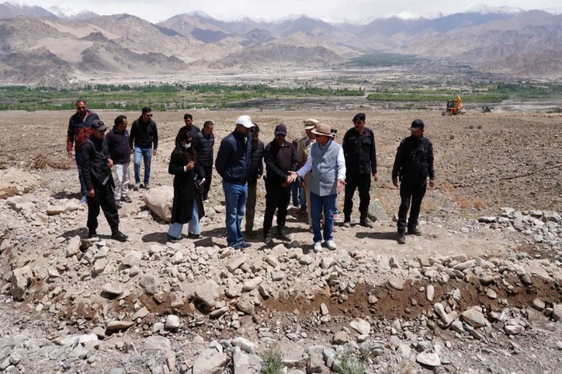 land restoration project in Leh Ladakh