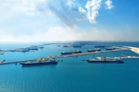 LNG tankers in Strait of Hormuz