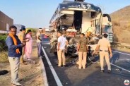 Mumbai-Agra Highway accident 6 killed