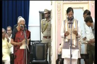 योगी मंत्रिमंडल विस्तार में खत्म हुआ सस्पेंस, मनोज पांडे बने कैबिनेट मंत्री, आठ नेताओं ने ली शपथ (फोटो सोर्स : भाषा WhatsApp News Group)