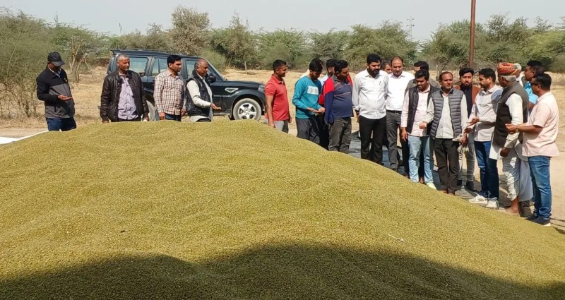 तिलम संघ केंद्र पर अवैध रूप से पहुंचे 35 टन मूंग का मामला