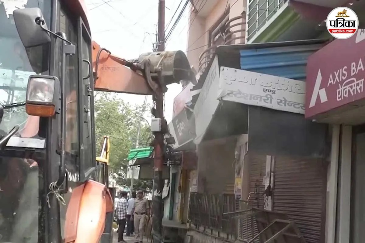 moradabad encroachment removal drive