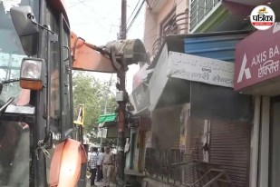 moradabad encroachment removal drive