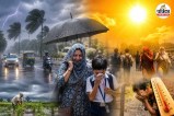 moradabad weather fluctuation heat rain alert