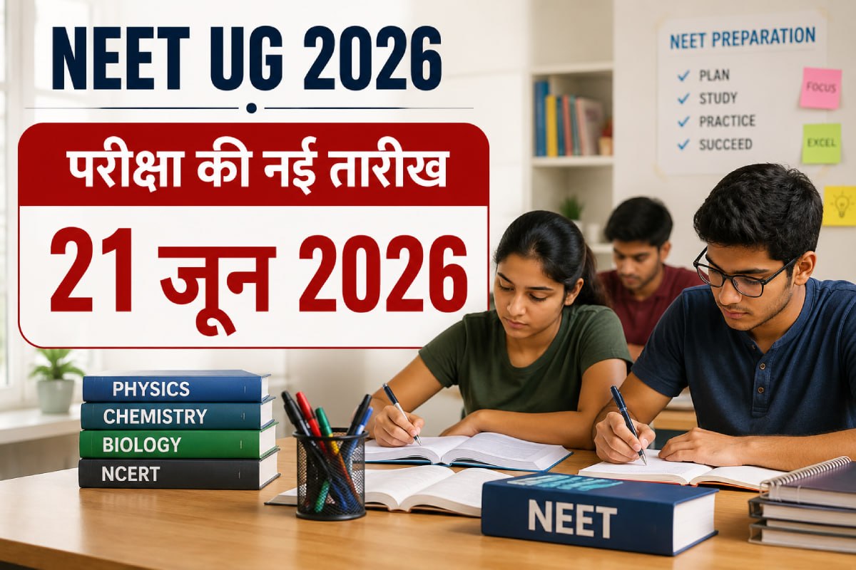 NEET Exam New Date 2026