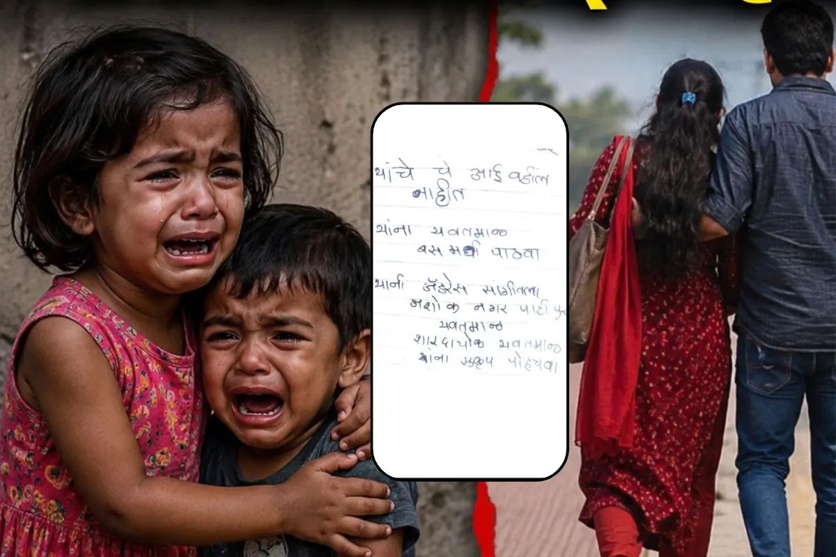 woman left two innocent children