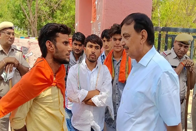 students protest