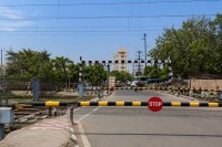 railway crossing Jaipur
