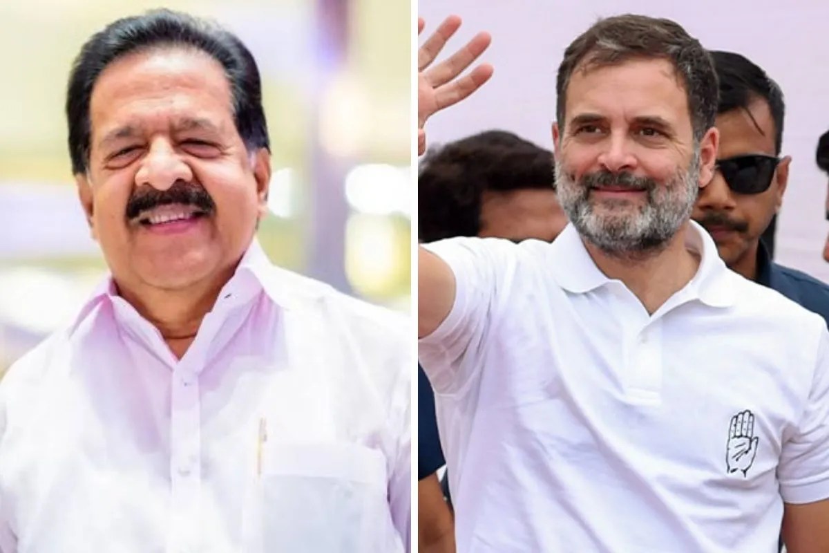 Rahul gandhi And Ramesh Chennithala