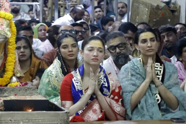 Tamanna Bhatia Visits Mahakal Temple