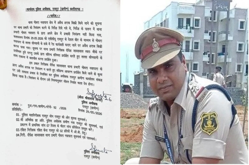 thana prabhari suspende