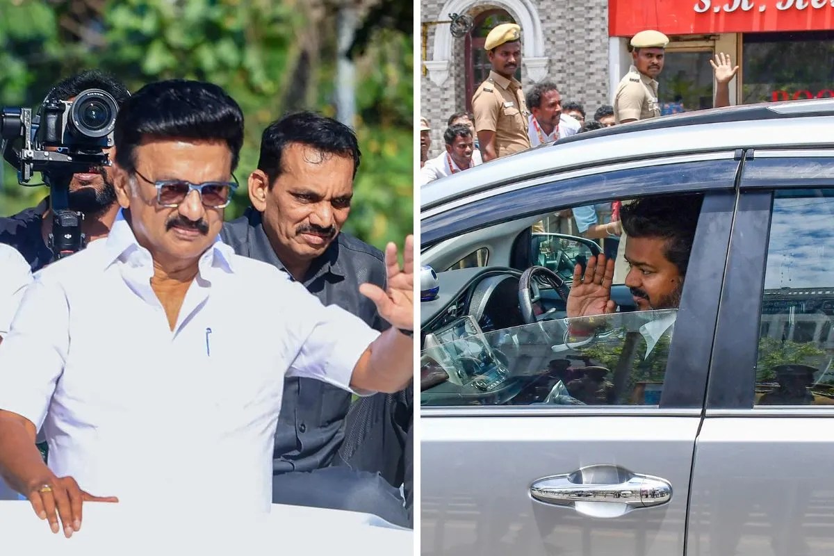 Tamil Nadu New CM Vijay Meets MK Stalin