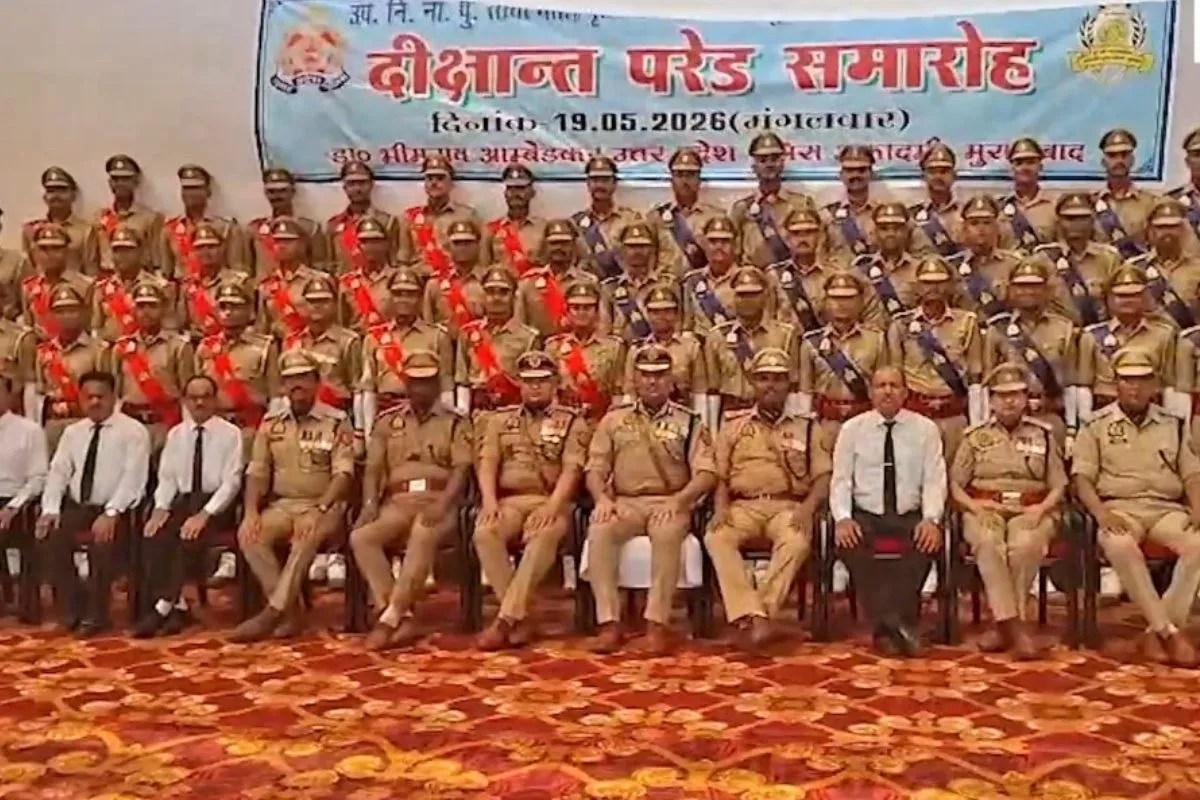 UP police,UP Police new daroga passing out parade
