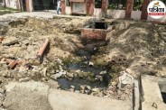 CM Grid pipeline leakage flooding city road in Bareilly