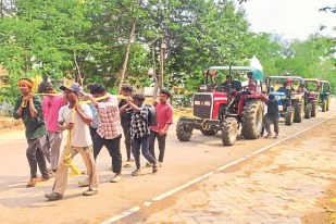 Tractor Protest