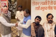 Pm narendra modi meets panchayat actors binod and banrakas asks funny question video break record