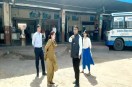 बीकानेर केन्द्रीय रोडवेज बस स्टैंड का औचक निरीक्षण करने पहुंचे जिला कलक्टर निशांत जैन।