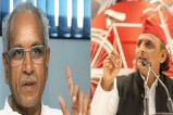 राम मंदिर ट्रस्ट पर लगाए गए आरोपों को लेकर चंपत राय के समर्थन में उतरे कार्यकर्ता, अखिलेश यादव पर साधा निशाना (फोटो सोर्स : भाषा संवाद WhatsApp News Group)
