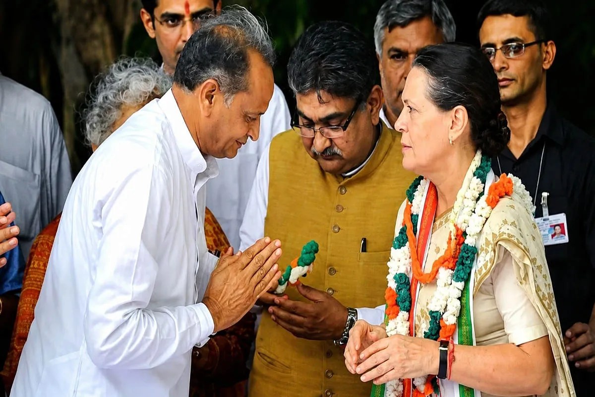 Ashok Gehlot Sonia Gandhi