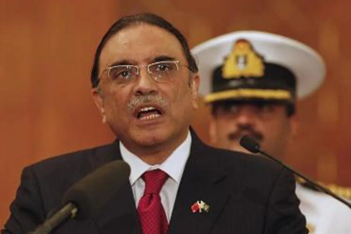pak president Asif Ali Zardari