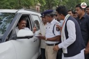 Bharatpur Vaira MLA Bahadur Singh Koli recommendation police issued challan uproar