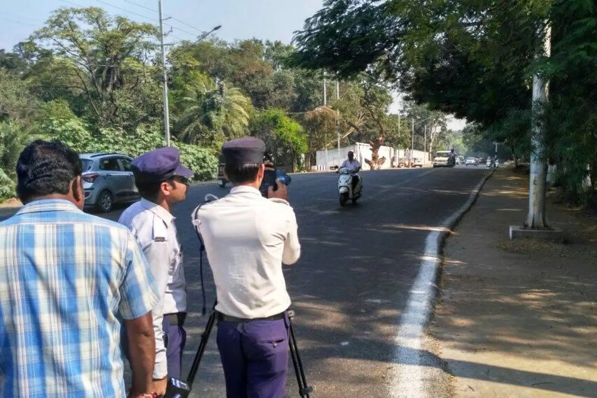 Bhopal Traffic Police action